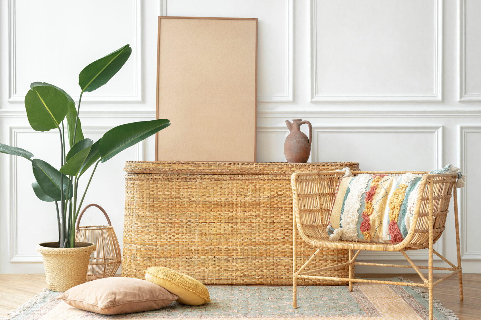 ¿Qué es el rattan natural y cómo se usa en la decoración del hogar